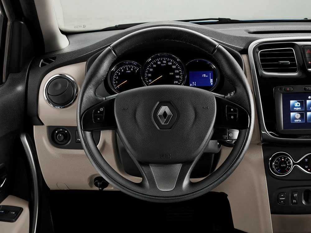 Renault Logan 2014 - руль