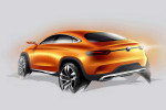 Concept Coupe SUV; Designskizze; design sketch