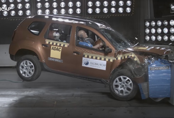 Renault Duster краш тест