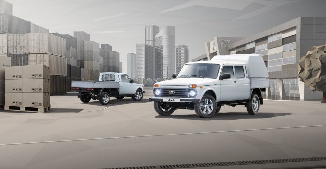 Бортовые платформы и фургоны на основе LADA 4x4 от АвтоВАЗа уже в продаже