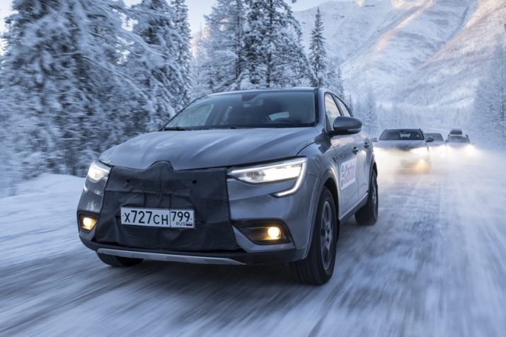 Renault Kaptur и Arkana: испытание «полюсом холода»